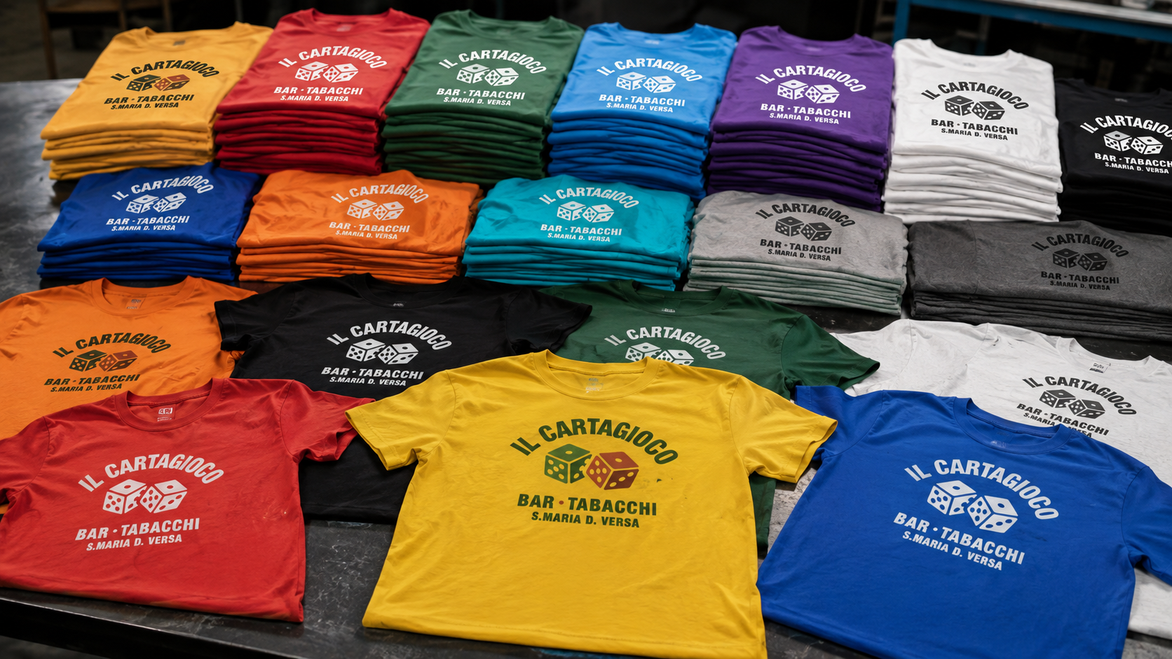 Abbigliamento Cartagioco Santa Maria della Versa personalizzato da Pangea