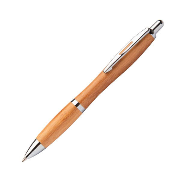 Penna Personalizzata a Sfera Legno Bambu' Nome incisone Regalo penne eventi